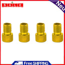 4pcs Presta to US American Bike Valve Adapter Converter Aluminum Alloy Adapter