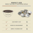 For Nespresso Vertuo and Vertuoline Refillable Food Capsules Grade Silicone Y8W6