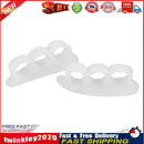2pcs Silicone Toe Separator Flexible Hallux Valgus Bunion Corrector Foot Newly