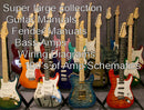 Guitar Collections of Guitar Manuals + Amplifier Manuals Custom PDF CD  **Nice**