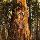Old Man Tree Face Hugger, Funny Bark Facial Features Art Decor for Yard, Ga