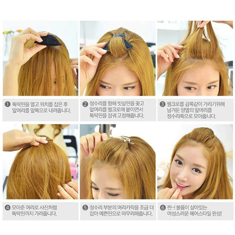 Invisible Hair Pins Fluffy Sponge Clip Inserts Hair Clip Breathable Bangs Mat
