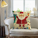 Christmas Xmas Santa Sofa Car Throw Cushion Pillow Cover Case Home Decor