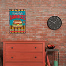 Retro Metal Signs Hamburger Decor for Theme Bar Pub Club Home Kitchen Restaurant