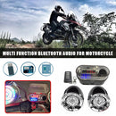 HY-007 Motorcycle Bluetooth Speaker Audio System with Mic TF Radio USB Char