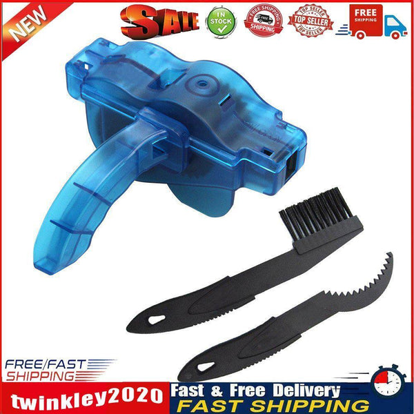 Mountain Bike Chain Scrubber Gear Cleaner Brush Chain Cleaning Tools Kit Newly