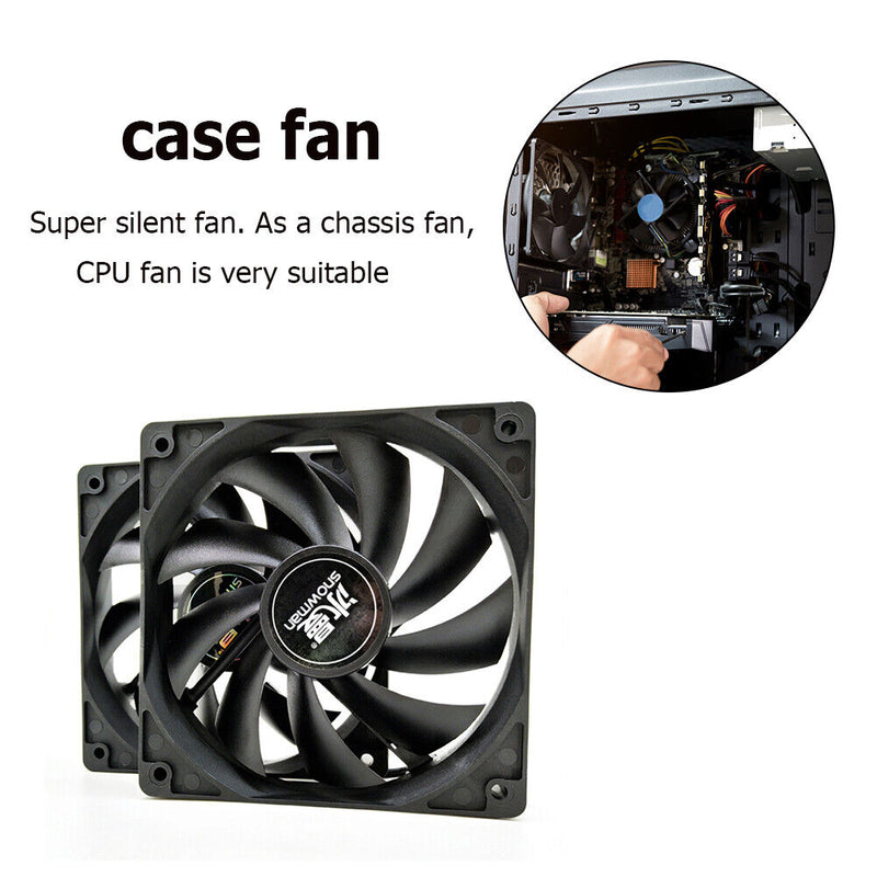 Cooler Radiator Silent Desktop PC Computer Case Cooling Fan Laptop Accessories