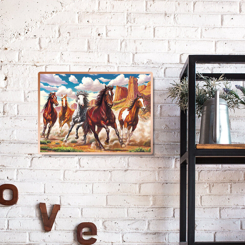 5D DIY Horse Diamond Painting Embroidery Full Round Drill Cross Stitch Mosaic
