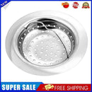 Stainless Steel Sink Strainer Floor Drainer Waste Stopper Filter w/Handle