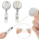 ID Name Card Anti-Lost Clip Badge Holder Retractable Lanyards Key Ring
