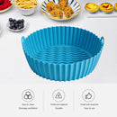 #A Silicone Air Fryers Basket Kitchen Gadgets Air Fryer Pot for Oven Steamer Coo