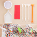 Plastic Tray 5D Diamond Painting Kits Cross Stitch Point Drill Pen Embroidery