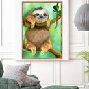 5D DIY Full Drill Diamond Painting Cute Sloth Cross Stitch Embroidery Kits