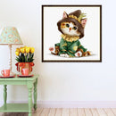 Cute Cat Cartoon 5D Diamond Painting Embroidery DIY Cross Stitch Home Decor