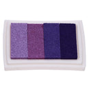 4 Colors Gradient Inkpad DIY Stamp Colored Ink Pad Printing Stationery(6) Newly