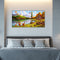 Mountain Lake Deer Oil Paint By Numbers Kit DIY Acrylic Painting on Canvas Set