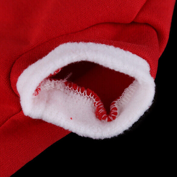 Dog Cat Pet Clothes Word Print Red T-shirt Xmas Pullover Coat  S Size Hot