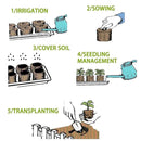 30mm Jiffy Peat Pellet Grain Starting Tray Plug Nutrient Soil Block (5pcs)