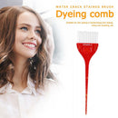 Water Crack Pattern Hair Coloring Brush Hairdressing Dye Brush (Red) Newly