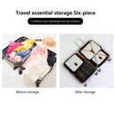 6 Pieces Packing Cubes Multi-functional Clothing Sorting Packages for Suitc
