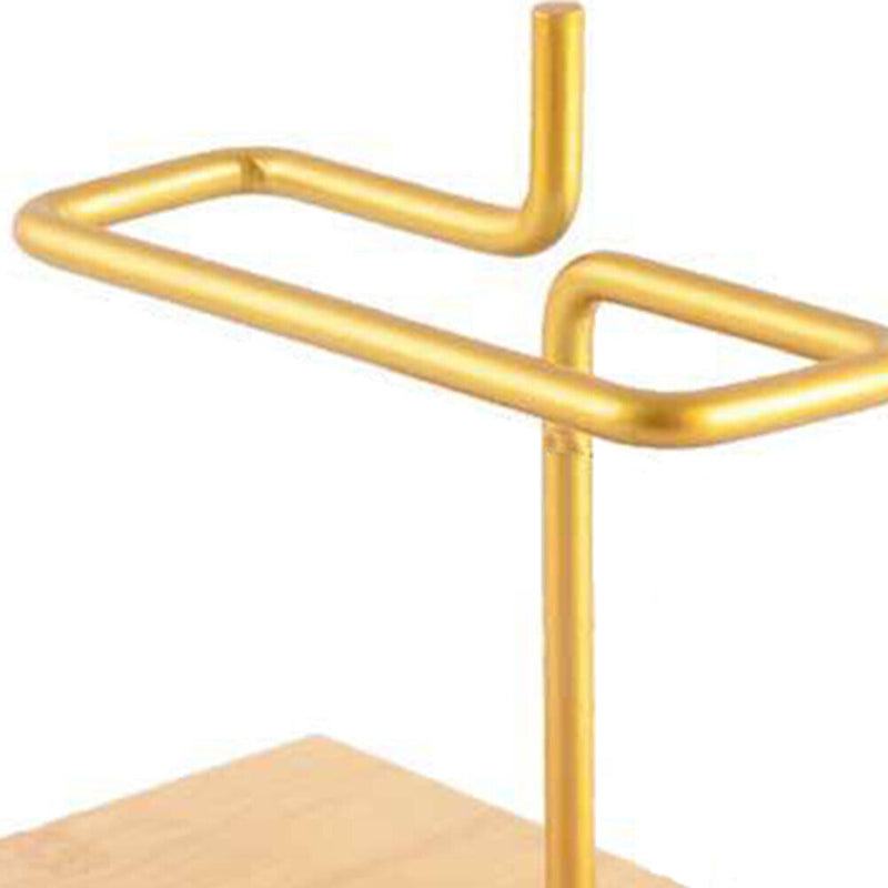 Wooden V60 Filter Paper Rack Hand Drip Coffee Filter Paper Holder Stand (A)