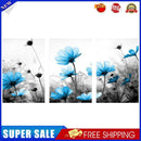 Paint By Numbers Kit DIY Blue Flower Colouring Oil Art Picture Ornaments