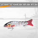 Long-Throw Luya Multi-Section Fishing Bait Plastic Simulation Fishing Lure