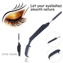 Beauty Eyebrow Brush Mascara Separator Dual-Head Foldable Eyelash Metal Comb