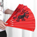Chinese Traditional Bamboo TaiChi Fan Dance Perform Exercise Fan(1.2Feet) Newly
