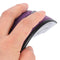2.4G Wireless Mouse Optical Foldable Mice w/USB Receiver for PC (Purple)