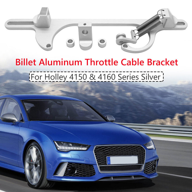 Billet Aluminum Throttle Cable Bracket for Holley 4150 4160 Series Carb