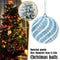 Christmas Tree Decoration Xmas Balls Ornaments 8cm Pendant Ball BLUE#