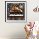 Diamond Painting 5D DIY Piano Full Round Drill Rhinestone Picture Kits