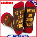 Letter Printing Soft Cotton Calf Length Socks Women Men Warm Crew Socks One Size