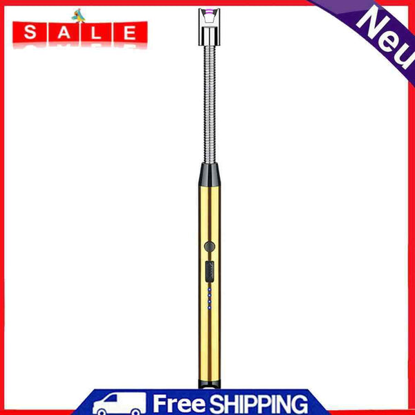 360 Rotation BBQ Lighter USB Windproof Flameless Plasma Ignition for Gas Stove