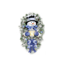 Christmas Decoration Stickers for Home Outdoor Window Snowman Wreath Xmas