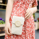 Women Straw Shoulder Crossbody Bag Handmade Woven Fashion Summer Ladies Handbag