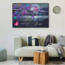Butterfly Words Oil Paint By Numbers Kits Canvas Picture Wall Art DIY Craft G