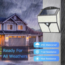 436 LED Solar Powered Lights Outdoor Bright PIR Motion Sensor Lamp (Single)