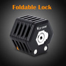 Bracket Bike Locking Chain With 3 Keys Folding Bicycle Lock Foldable Locks