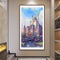 5D DIY Full Round Drill Diamond Paint Castle Mosaic Rhinestone Drawing Pict