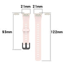 Strap Replacement for HUAWEI Band 6 Wristband for HONOR Band 6 (Light Pink)
