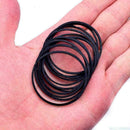 100 x Black Rubber Bands For Tattoo Machine Supply X9I2 SELL Tools CL UKYQ Q7H6