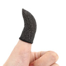 2pcs 24-Stitch Mobile Game Finger Cover Sweat Proof Anti-Skid (Black ) Newly