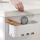 Kitchen Storage Shelf Push Drawer Hanging Storage Basket Under Sink Drawer