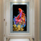 Oil Paint By Numbers Fish Frameless Picture Craft Kit for Living Room Decoration