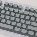 104pcs Universal Mechanical Keyboard Keycaps PC Bakclit Key Cap Set (Gray)
