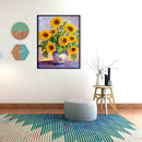 Sunflower 5D DIY Full Round Drill Diamond Painting Home Hanging Beadwork Cr
