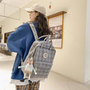 #A Fashion High School Book Bag Adjustable Strap Girls Rucksack for Travel Sho