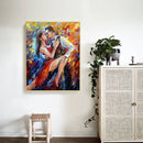 Dancing Couple Oil Paint By Numbers Kits Canvas DIY Picture Hand Painted